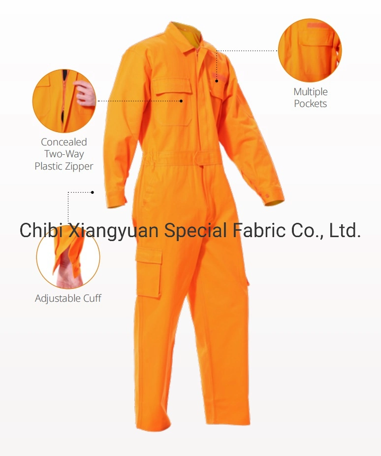 Safety Protective Fire Resistant Flame Retardant Coverall Workwear with Stripes